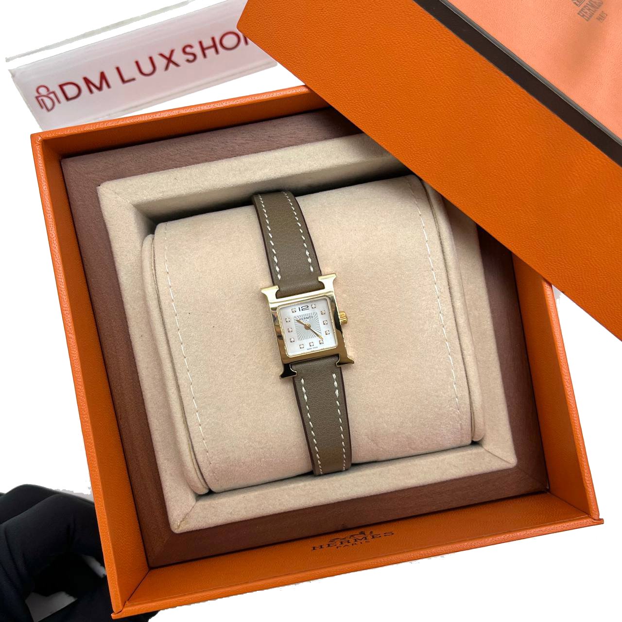 Hermes Heure H Watch Etoupe