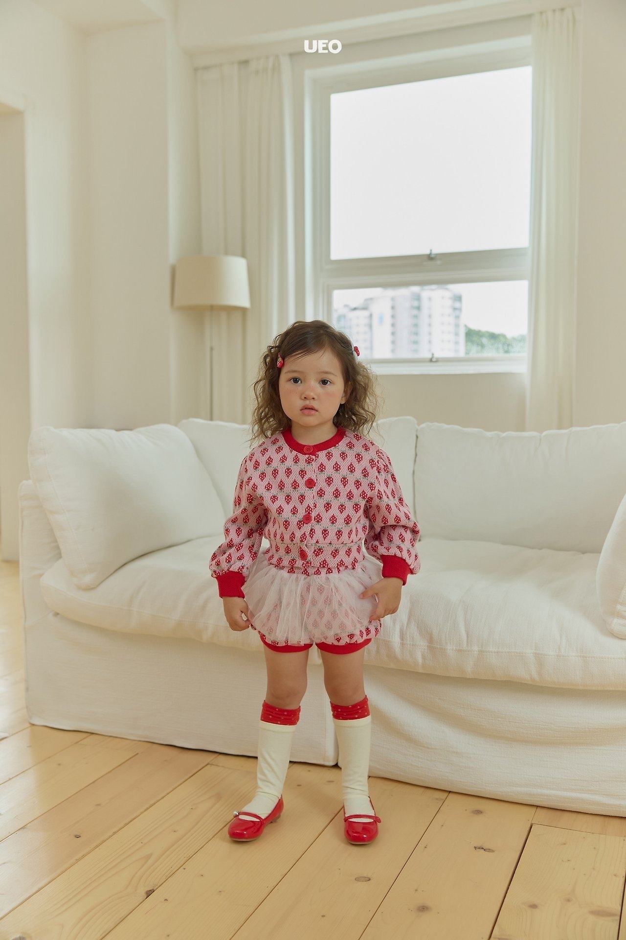 Girls | Mini Berry Cardigan