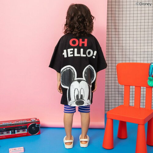 🆕【⭐訂購⭐】🇯🇵 日本直送 🌀#Mickey #Minnie oversized 大剪影 短袖TEE [2款選]🌀 [ELCA-0126][260401]