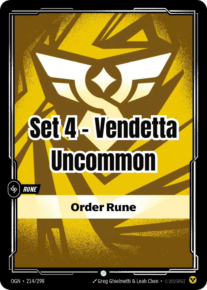 Vendetta - Uncommen- Order Rune (Set 4)
