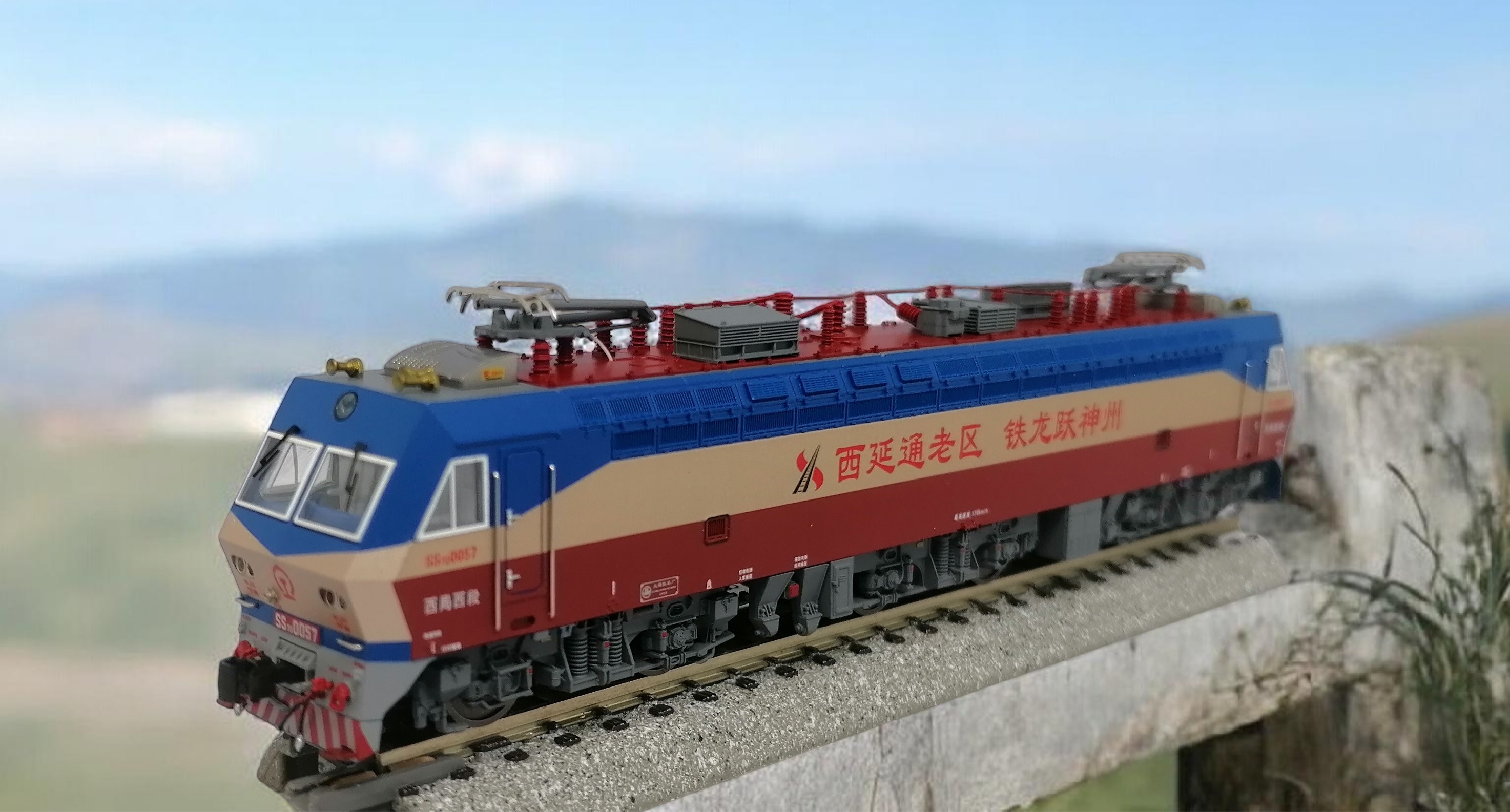 韶山7D SS7D N比例 長鳴出品