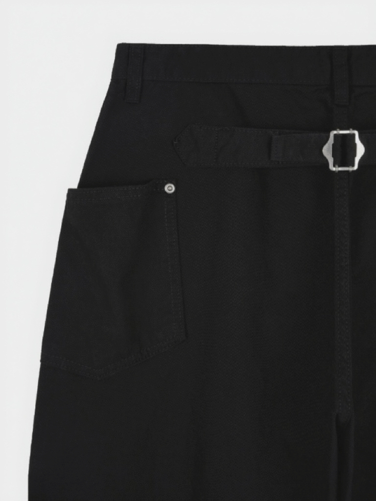 Side Pocket Wide-Leg Pants