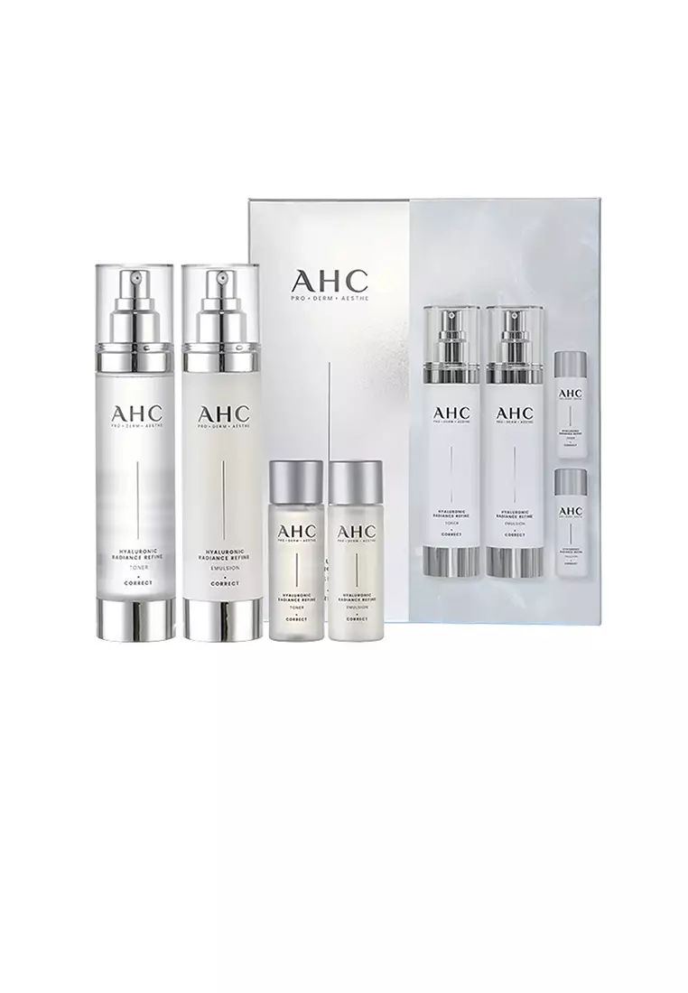 $185套。AHC - 神仙水乳4件套裝 100ml*2ea+30ml*2ea