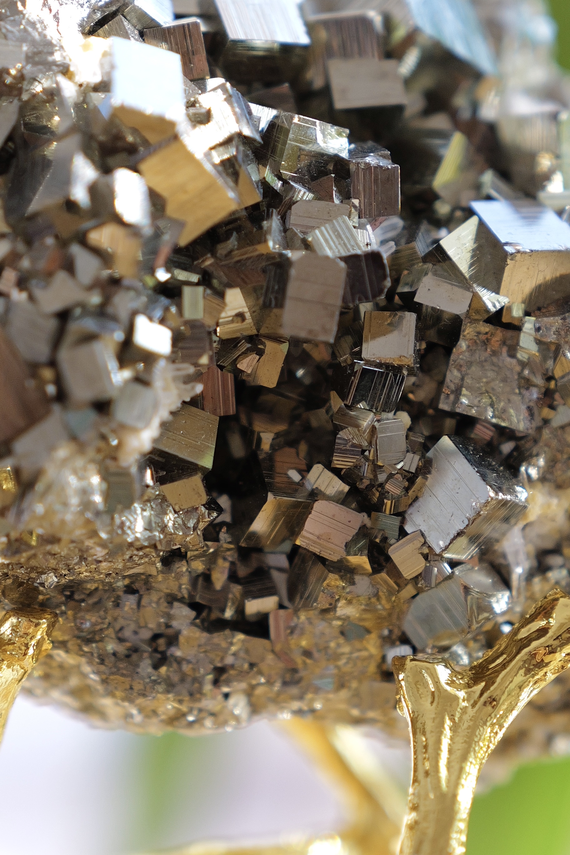 ༒7cm黃鐵礦多面立方擺件༒ PY.180AH32AG29m*6mS