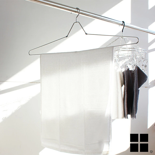 🔥🔥【日本製《大木製作所》摺疊不鏽鋼浴巾衣架】