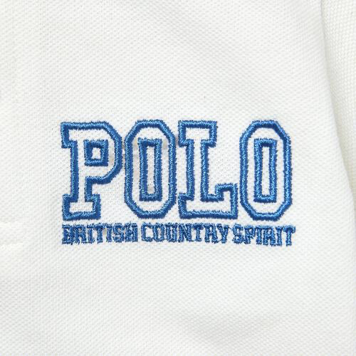 🇯🇵預訂 日本直送🇯🇵Polo Baby標誌刺繡撞色米白色翻領短袖Polo上衣