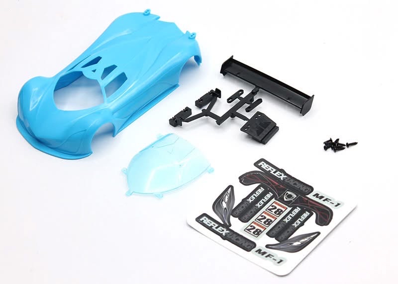 Pre-Order Reflex Racing MF-1 ABS Plastic Body Set (Blue)