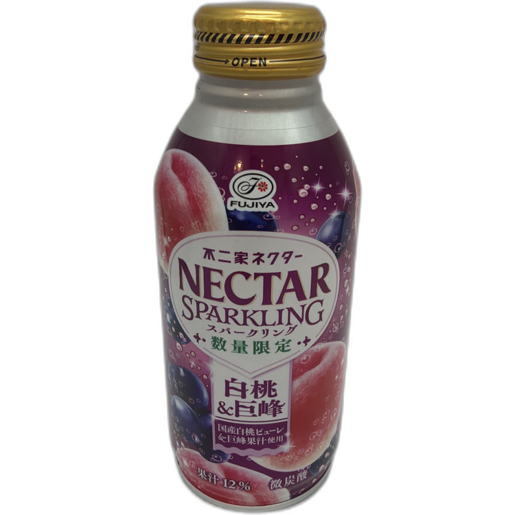 伊藤園 不二家 NECTAR Sparkling 白桃&巨峰葡萄 380毫升