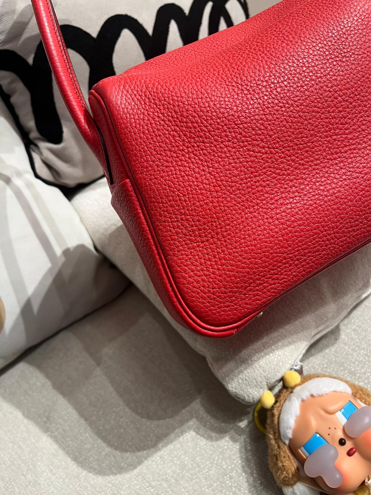 Hermes Lindy 26,STAMP T , rose jaipur,牛皮 100%Authentic ,98%new ✅內袋✅dust bag