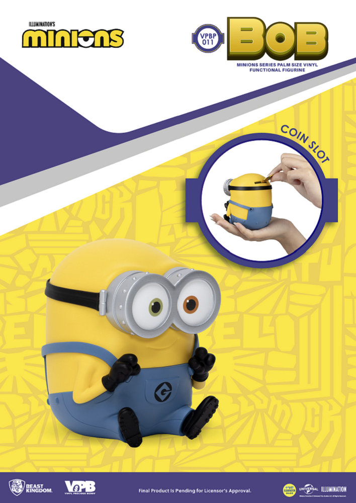 📦訂購 台灣代購 MINIONS 迷你兵團 蘿蔔BOB 掌心存錢筒 錢罌 Coin Bank