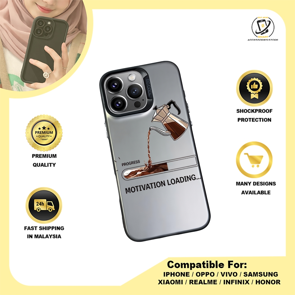IMD CASE PHONE FOR REALME - DESIGN COFFEE A