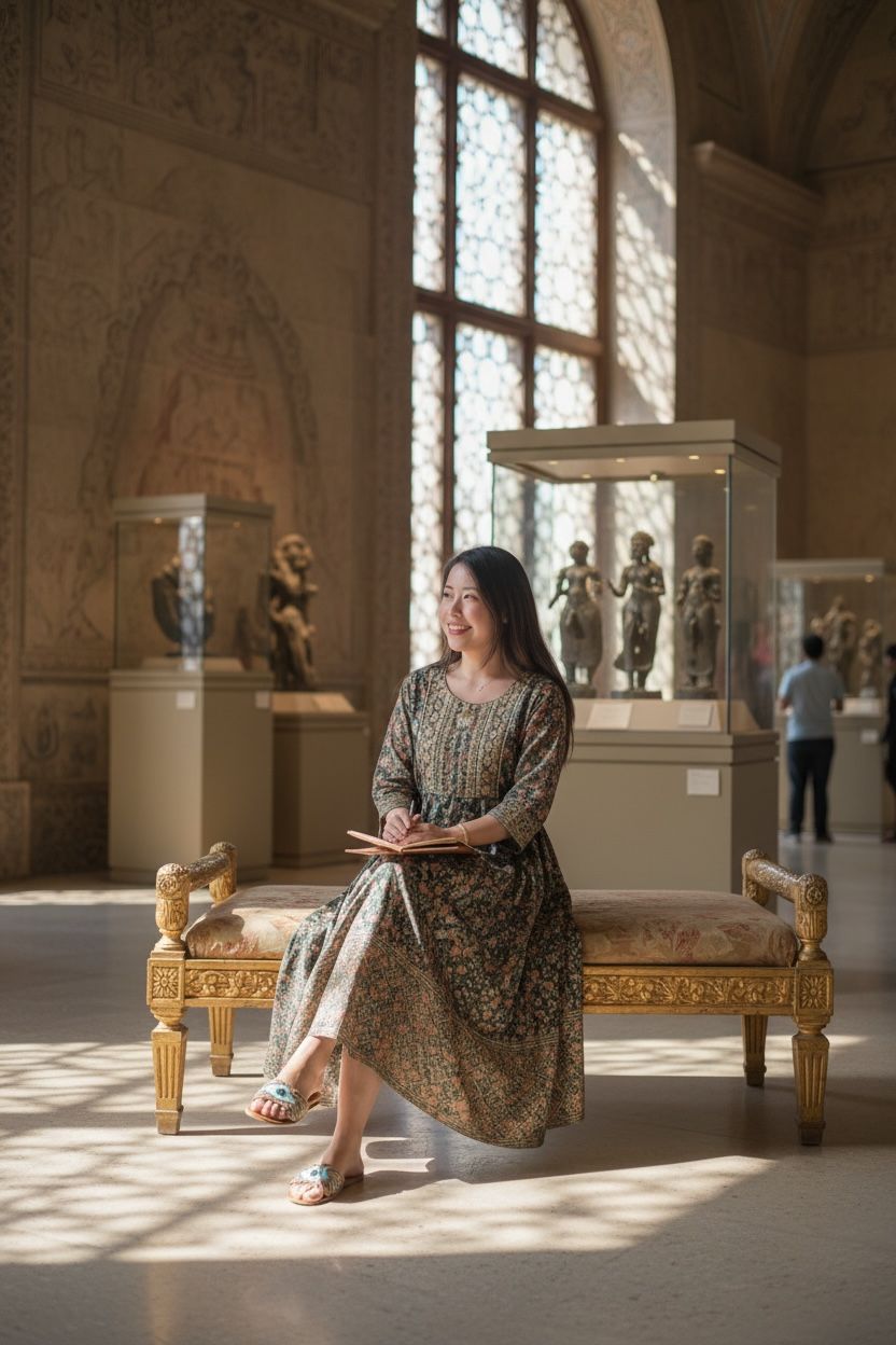 Dark Forest Green Foil Stamping 4-Rope OP 48" #1481