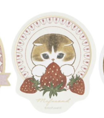 Mofusand 鯊魚貓 貼紙｜預訂