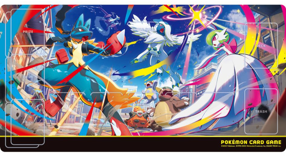 寶可夢橡膠對戰桌墊 - M1 - 超級路卡利歐&超級沙奈朵 - 9432977