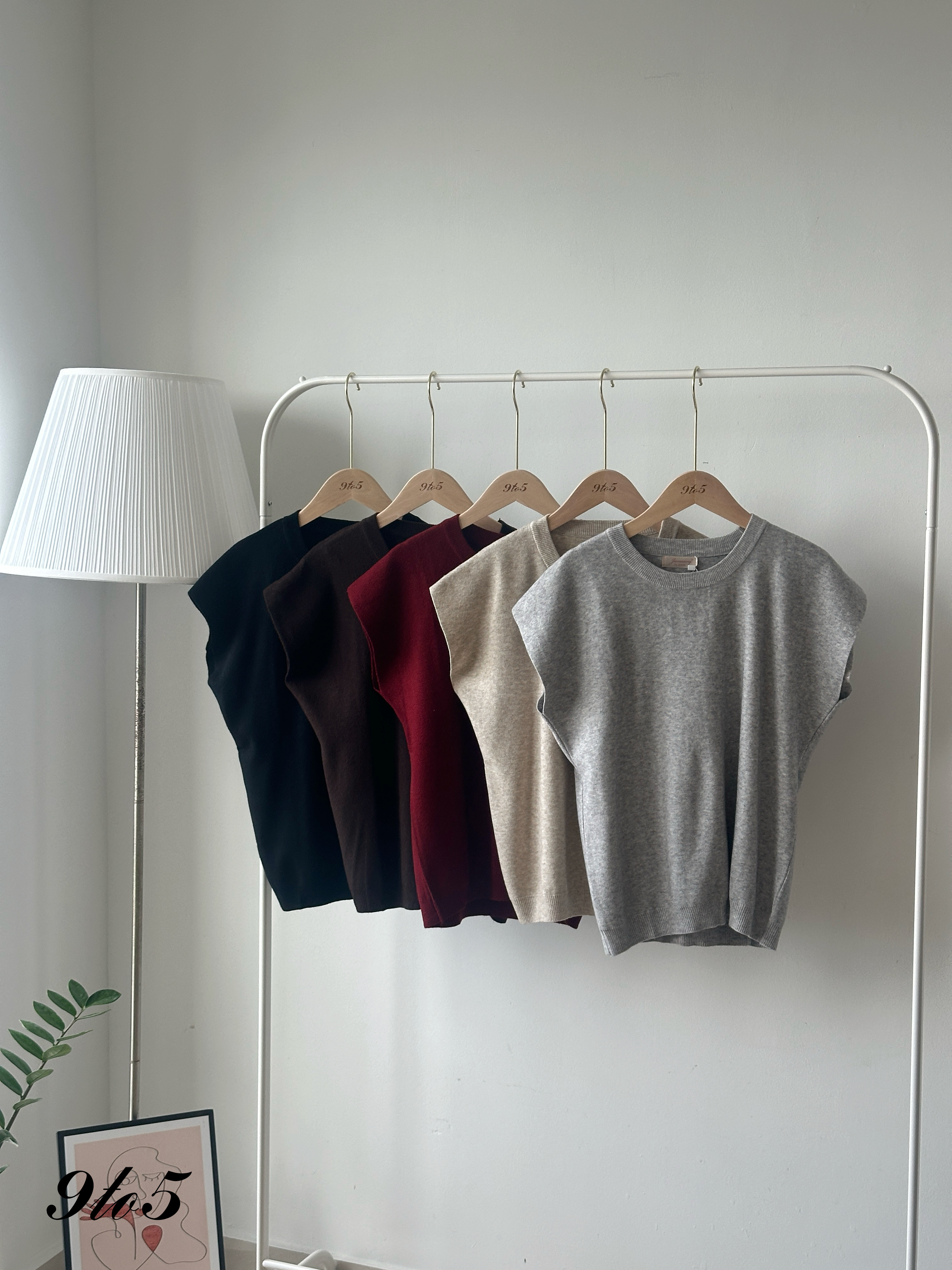T4184 Cape Sleeve Knit Top - 5 Colors 