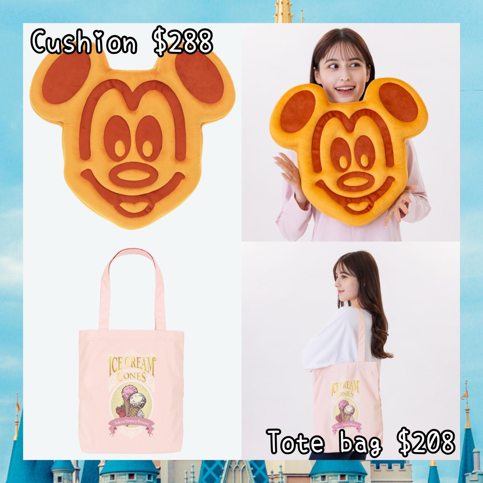 ：日本：DISNEYLAND園區產品 CUSHION TOTE BAG