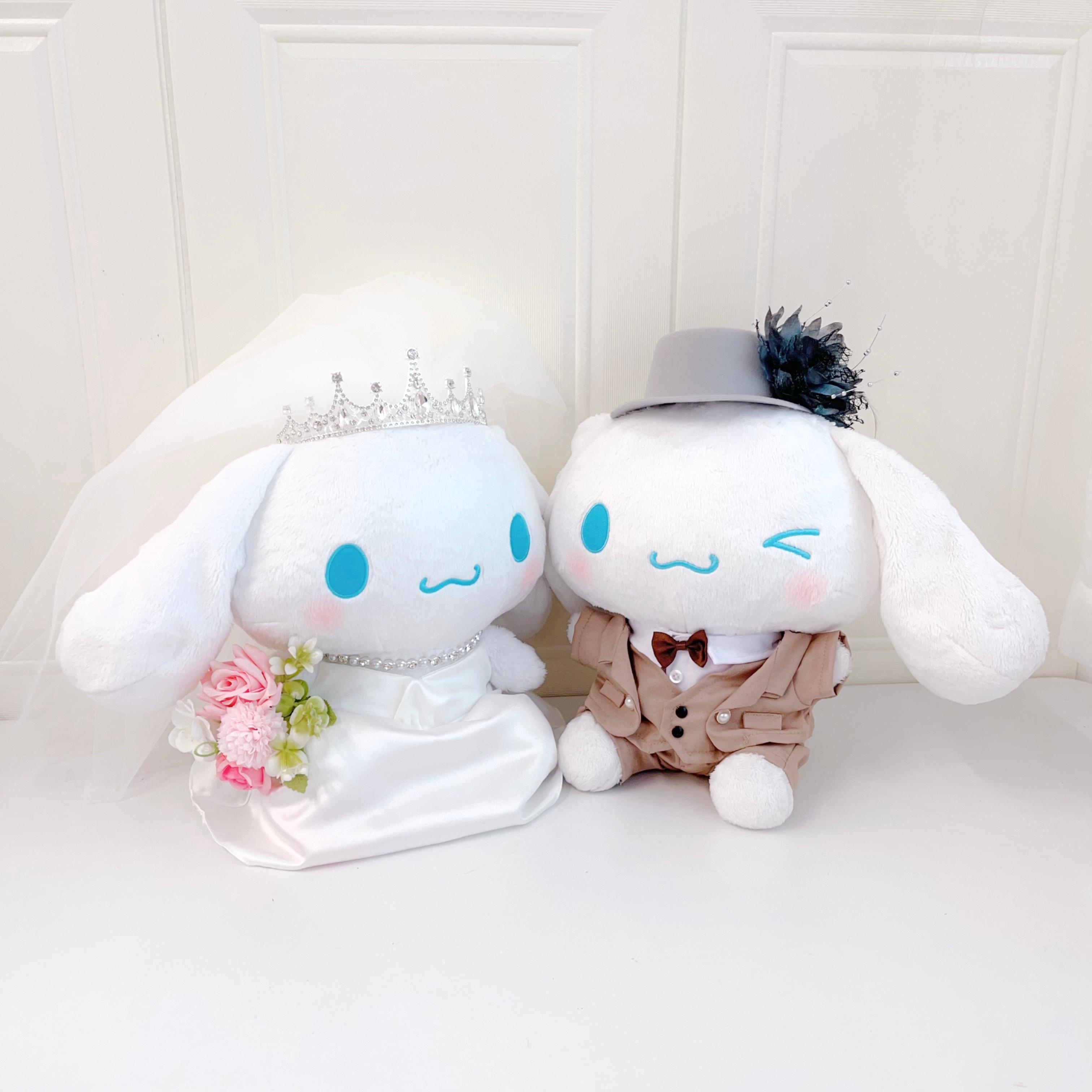 （非現貨)$1300肉桂狗結婚公仔