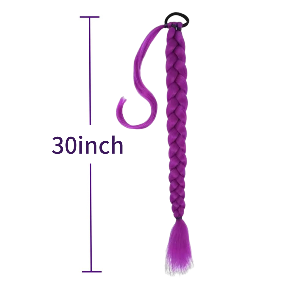 馬尾辮假髮 紫色 26英吋 UB0247