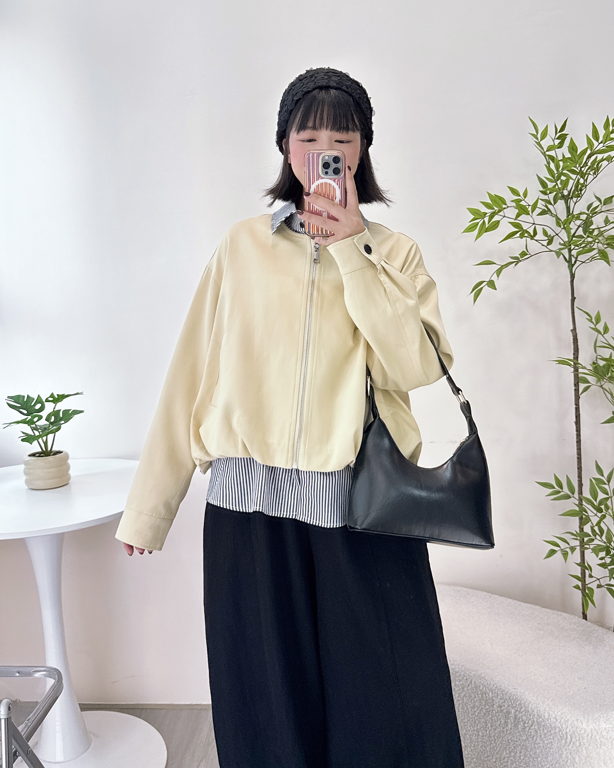 拼比層次感假兩件外套 3色