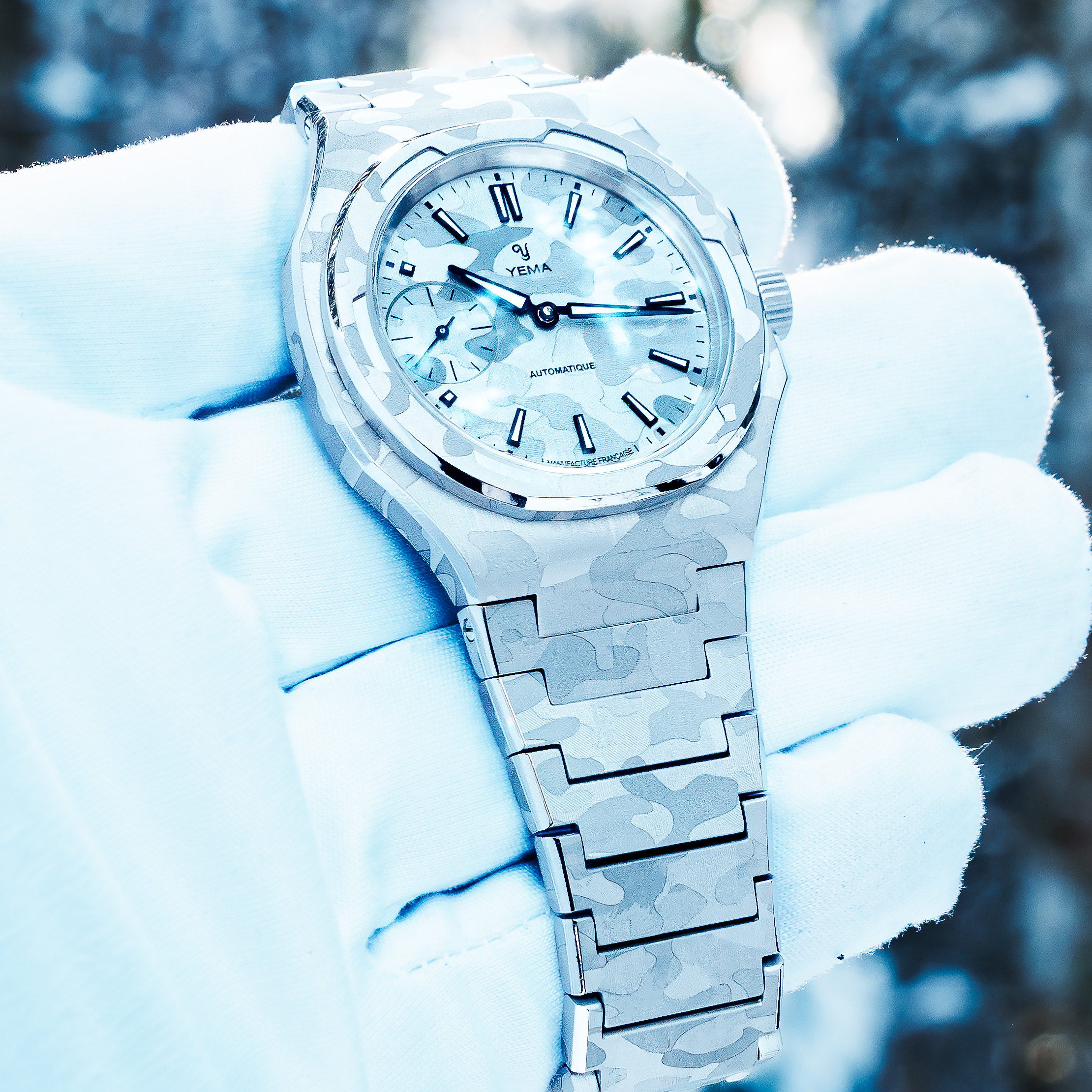 YEMA - Wristmaster Slim Small Seconds CMM.29 Camo Special Edition 迷彩特別版 - 76.26.29.09.SNL.M