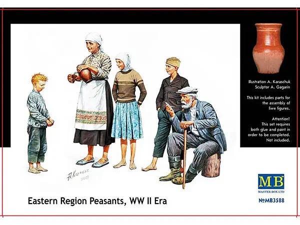1/35 Eastern Region Peasants, WWII Era