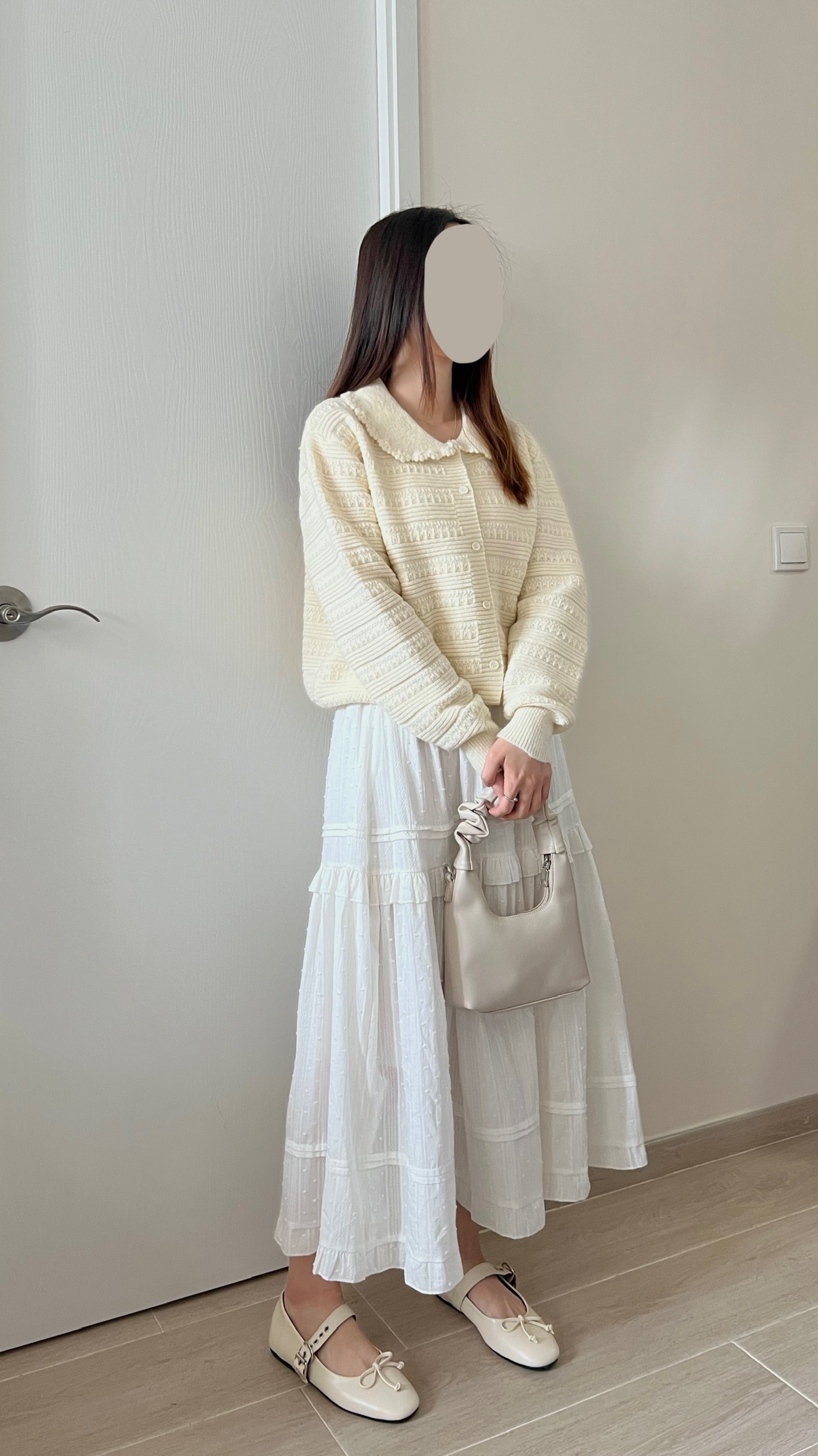 娃娃領甜美花紋上衣 可2穿 現貨