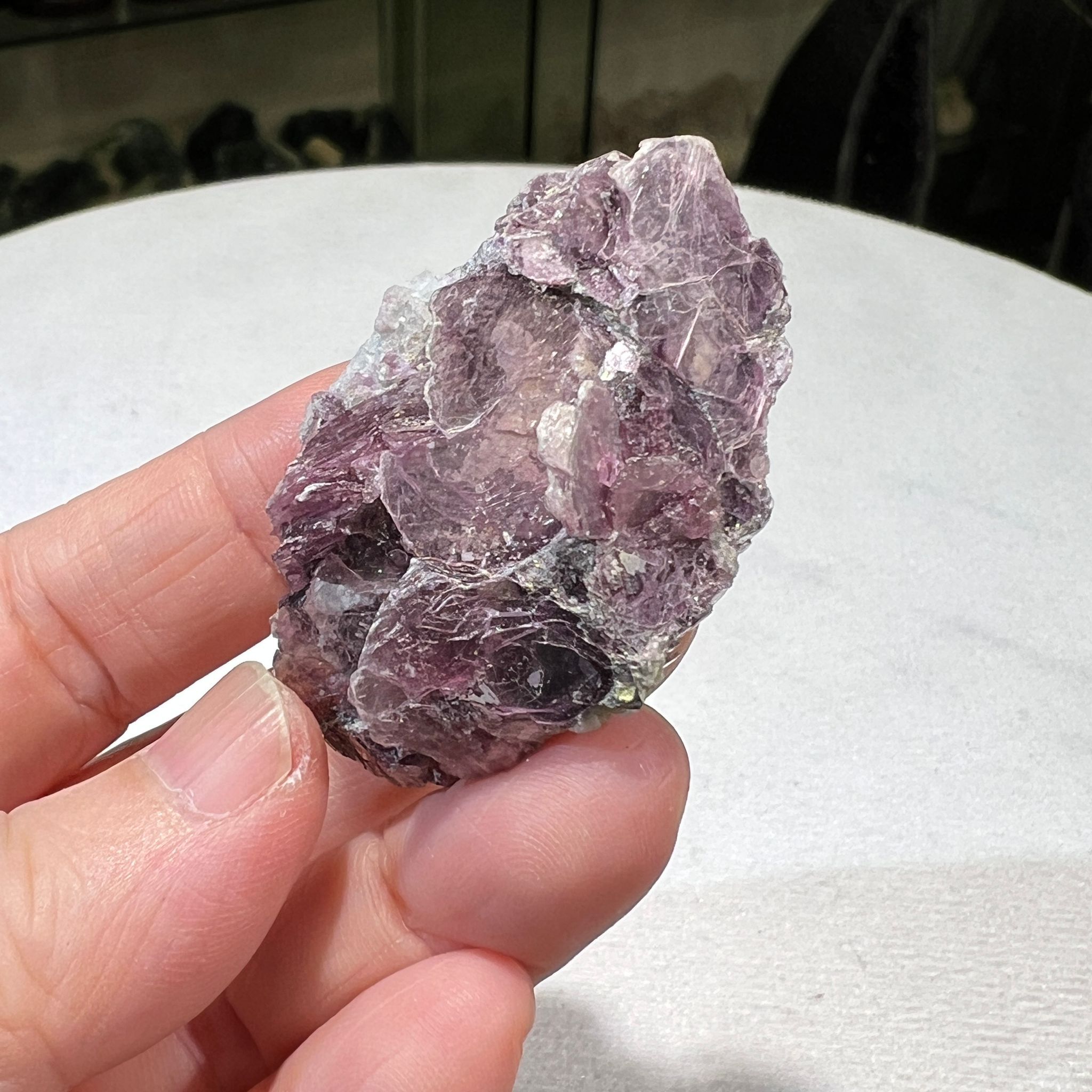 紫鋰雲母原石 #CA0050