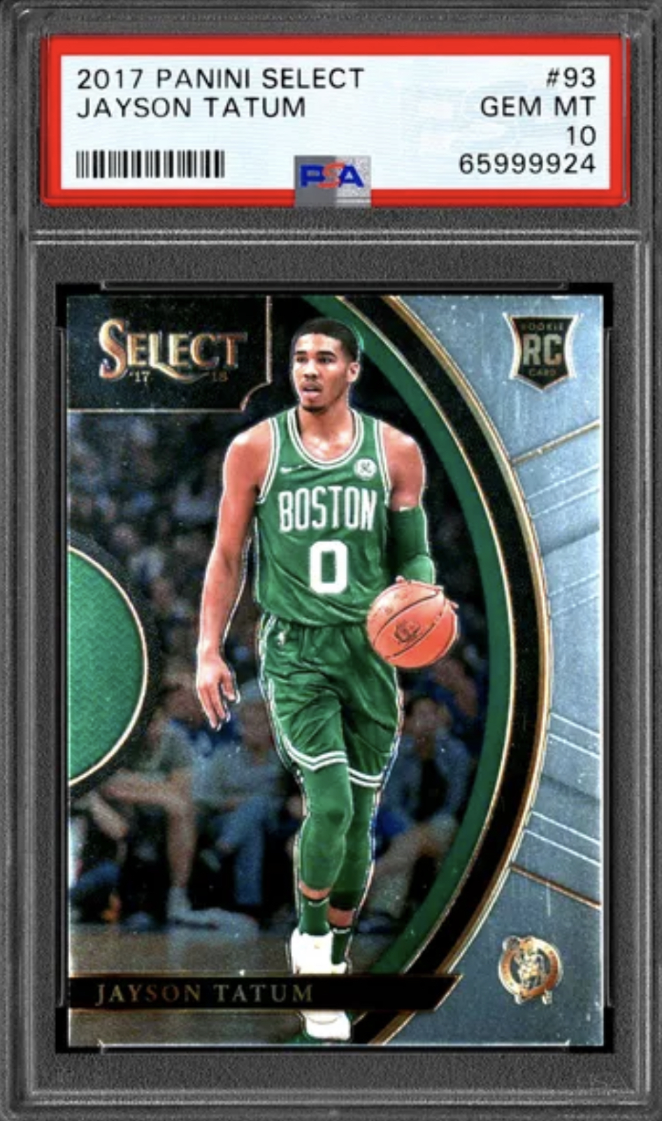 panini SELECT JAYSON TATUM RC PSA 9 ルーキー