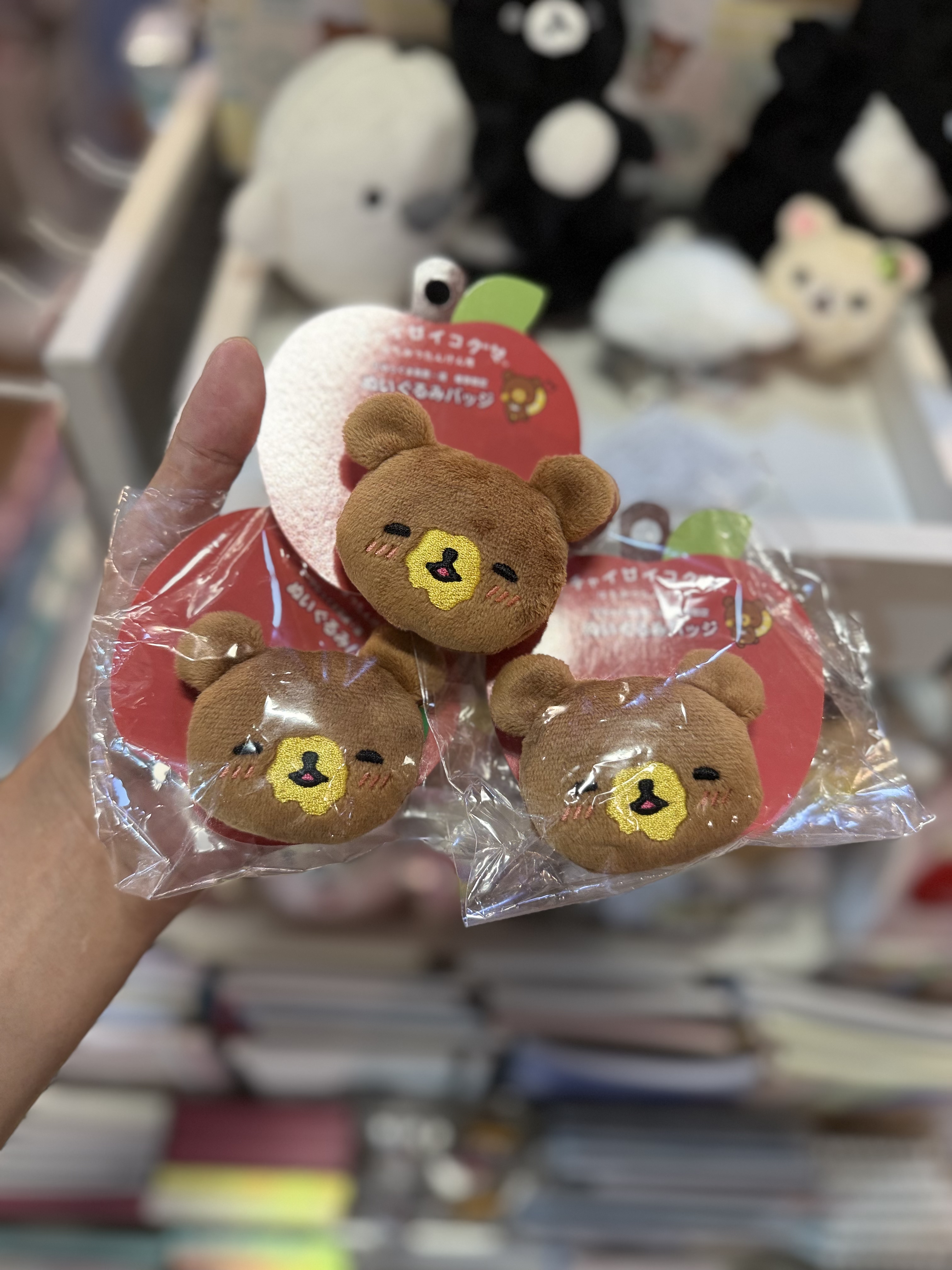 《現貨》全新日本小熊10週年紀念巡迴pop up店限定小熊探險隊系列扣針