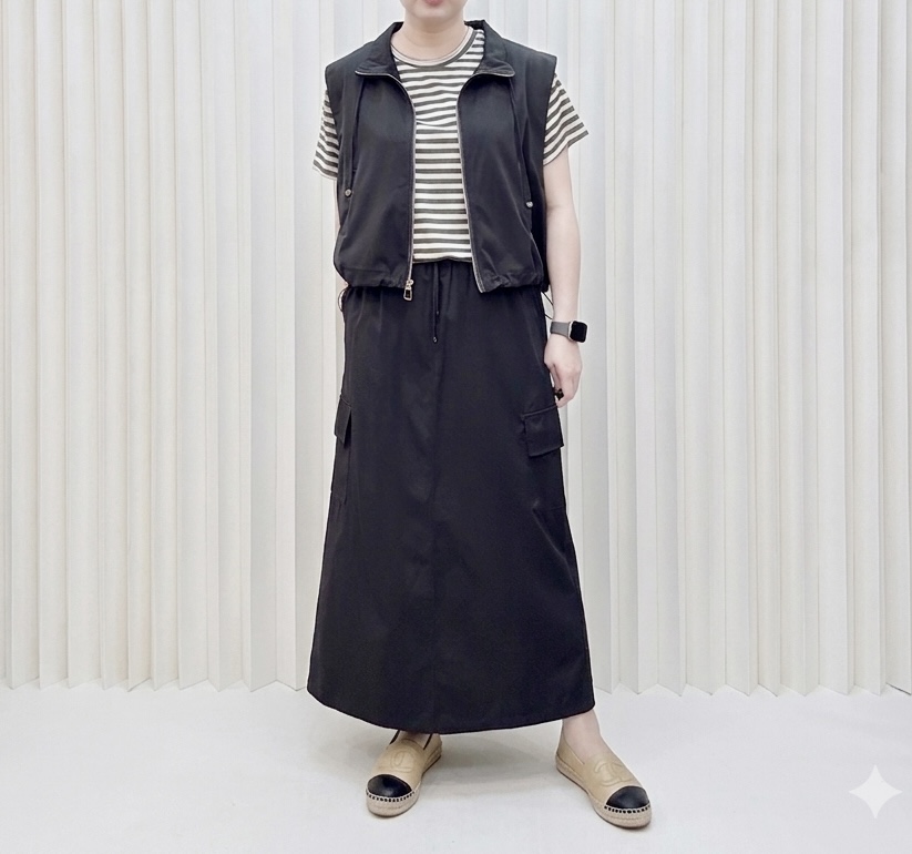 背心外套連裙3件套裝 M631 417124359 