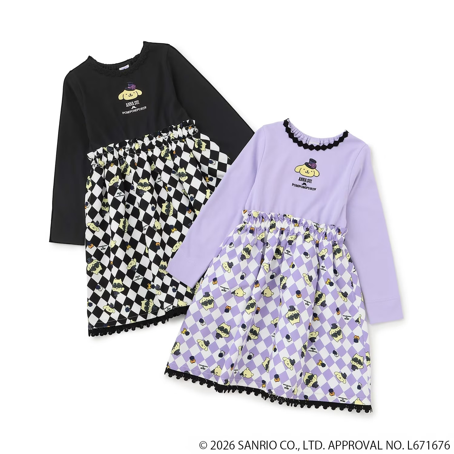 🌸 【預訂】連身裙 - ANNA SUI mini x Pompompurin