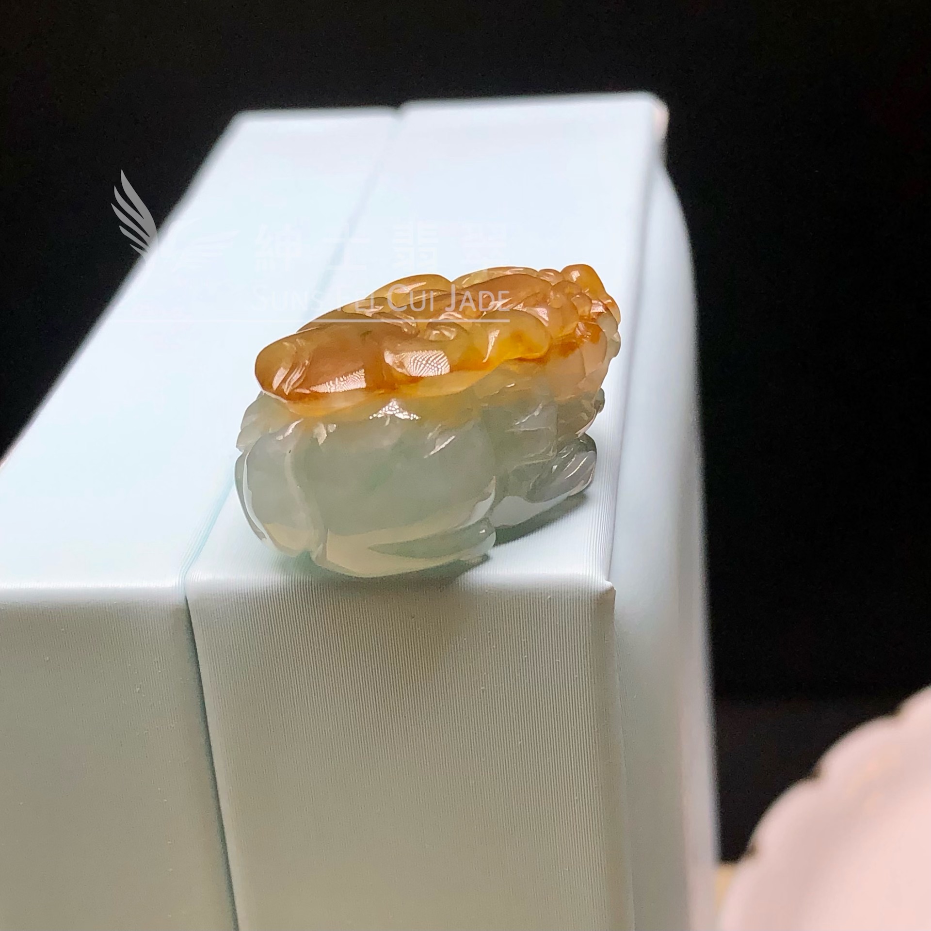YK01156 藍帶翡小貔貅