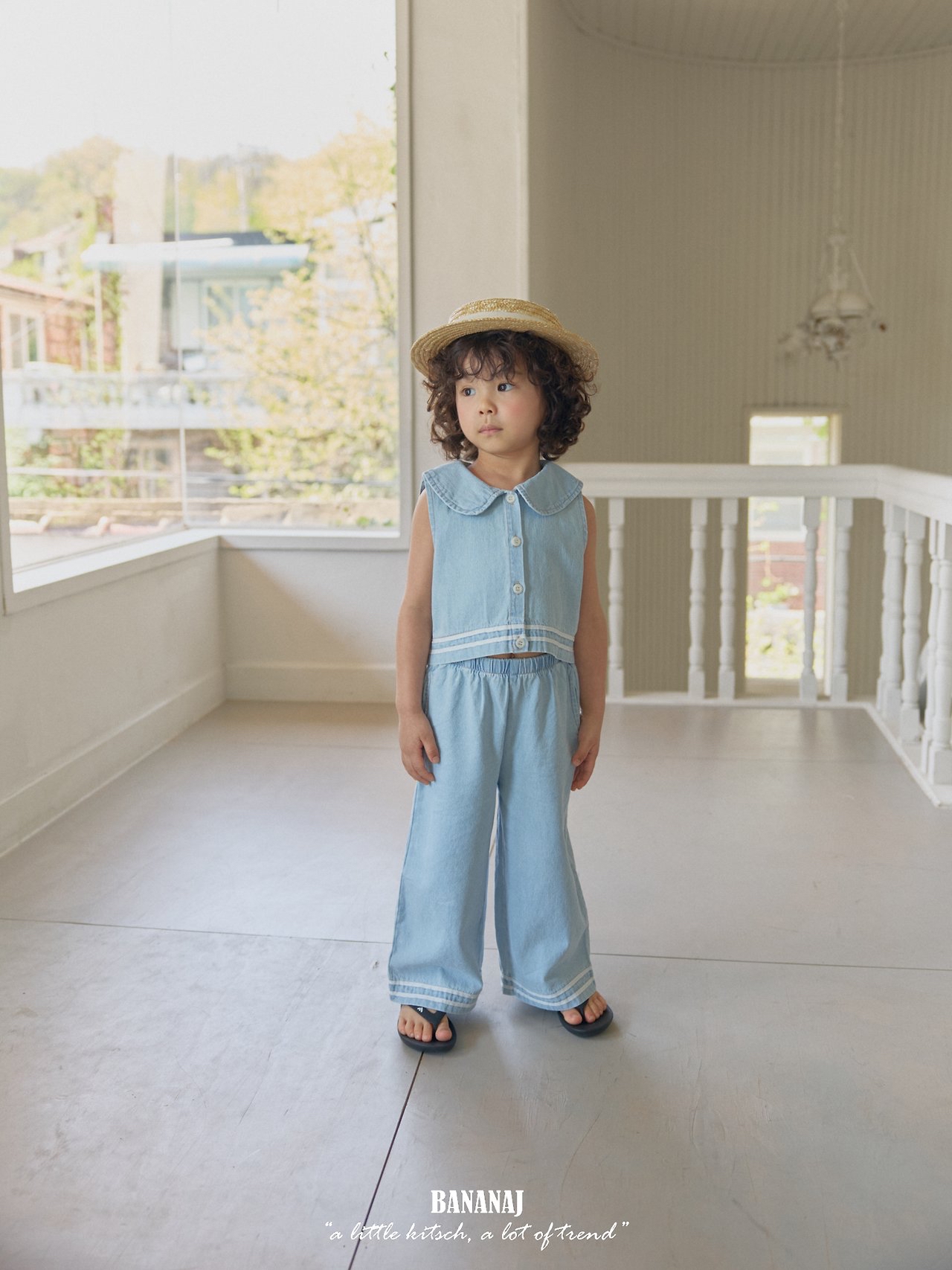 Bananaj | Sailor Top(Blue L110-120)