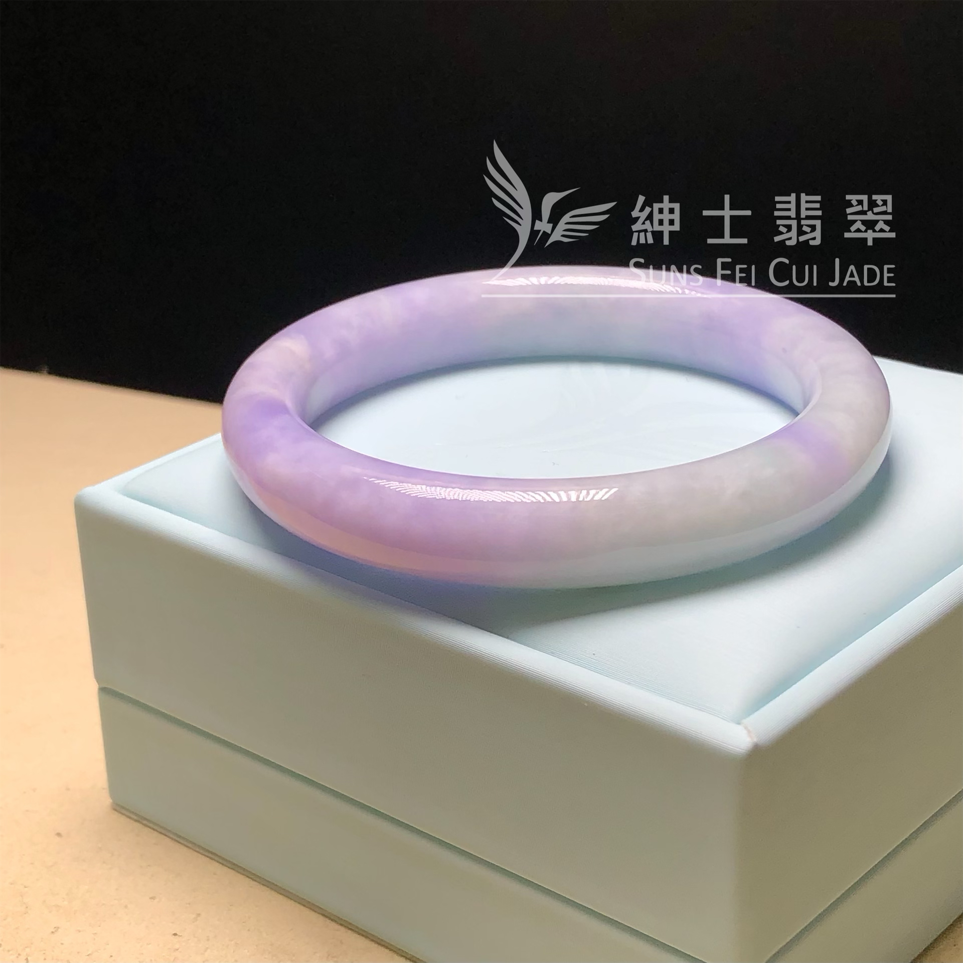 C05976 木那藍紫春彩福鐲55mm