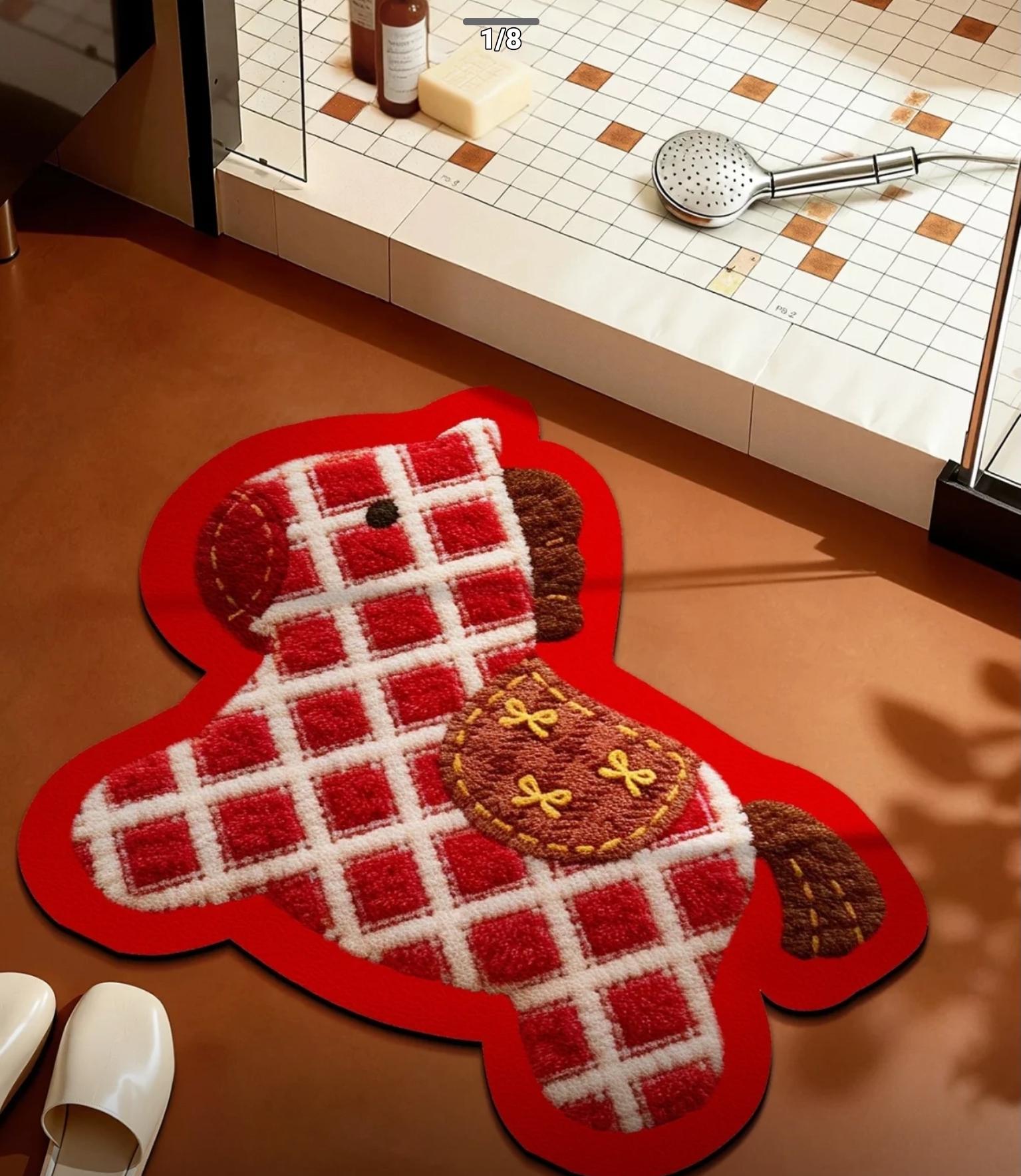 $68張。2張起$ 60張。可愛🐎🐴小馬造型浴室地墊 一出浴室就踩到軟綿綿～又可愛又實用 💖