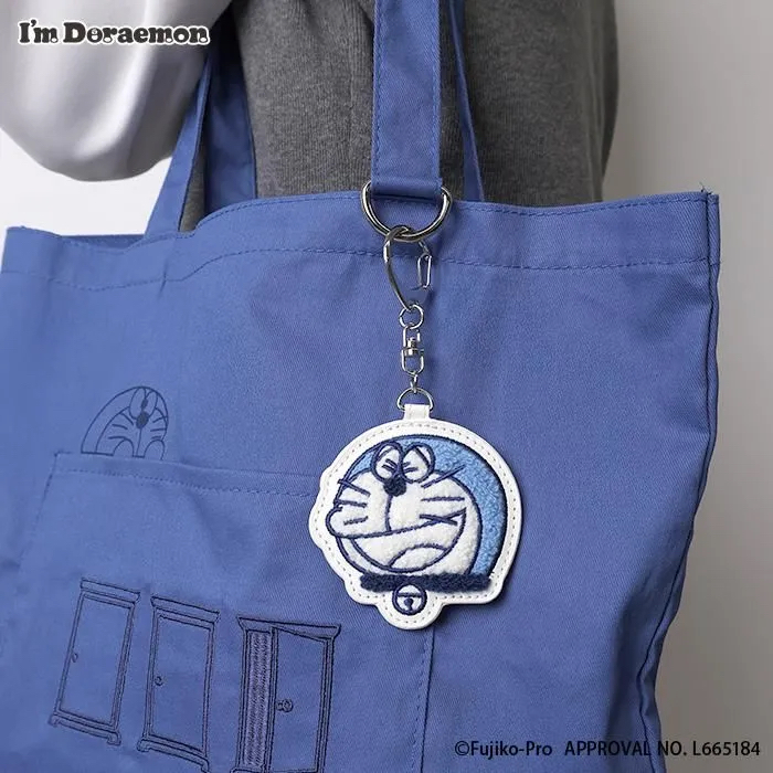 [訂購] 多啦A夢鎖匙扣 毛絨絨 (訓教 / 笑呵呵圖案)