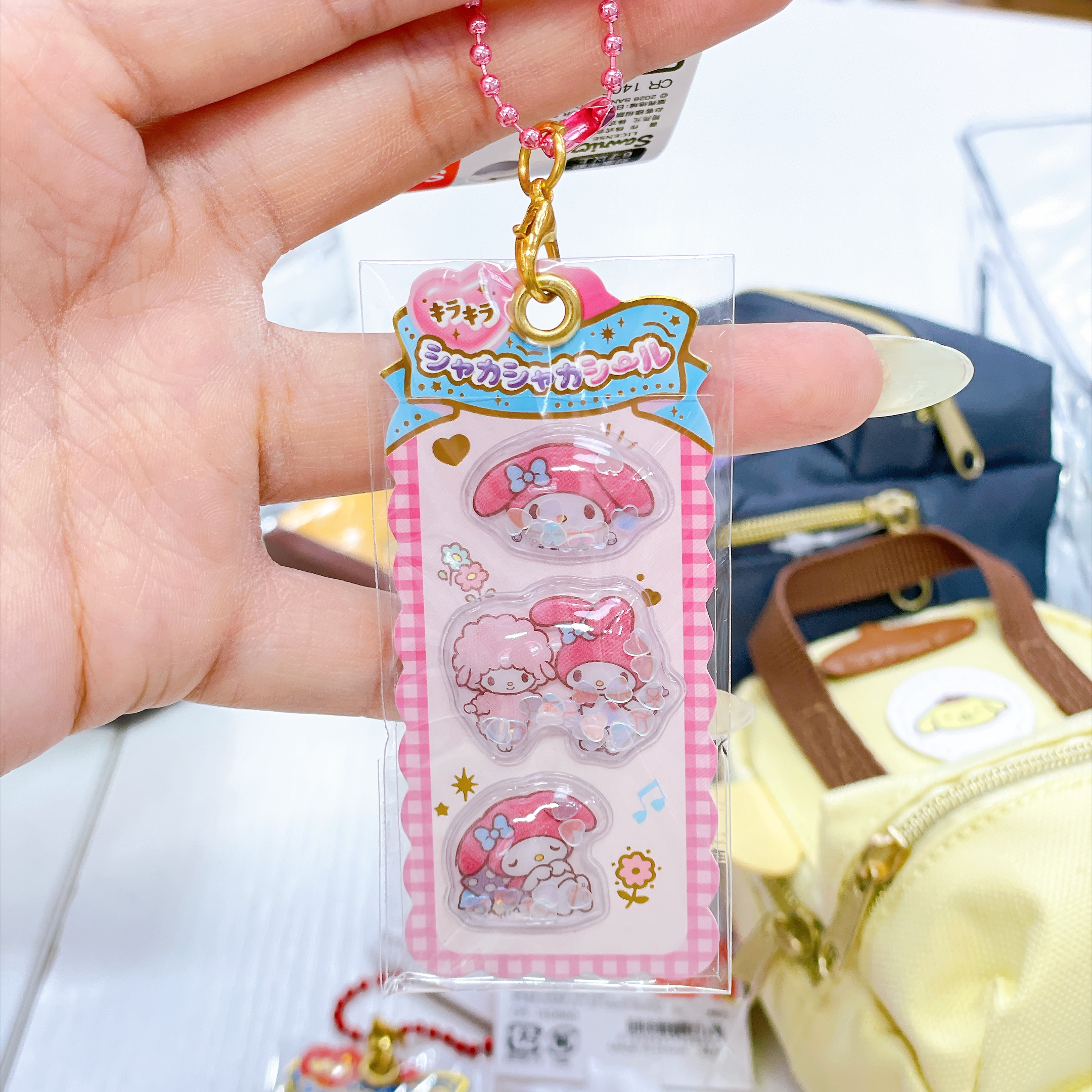 日本直送日本版Sanrio 鎖匙扣貼紙