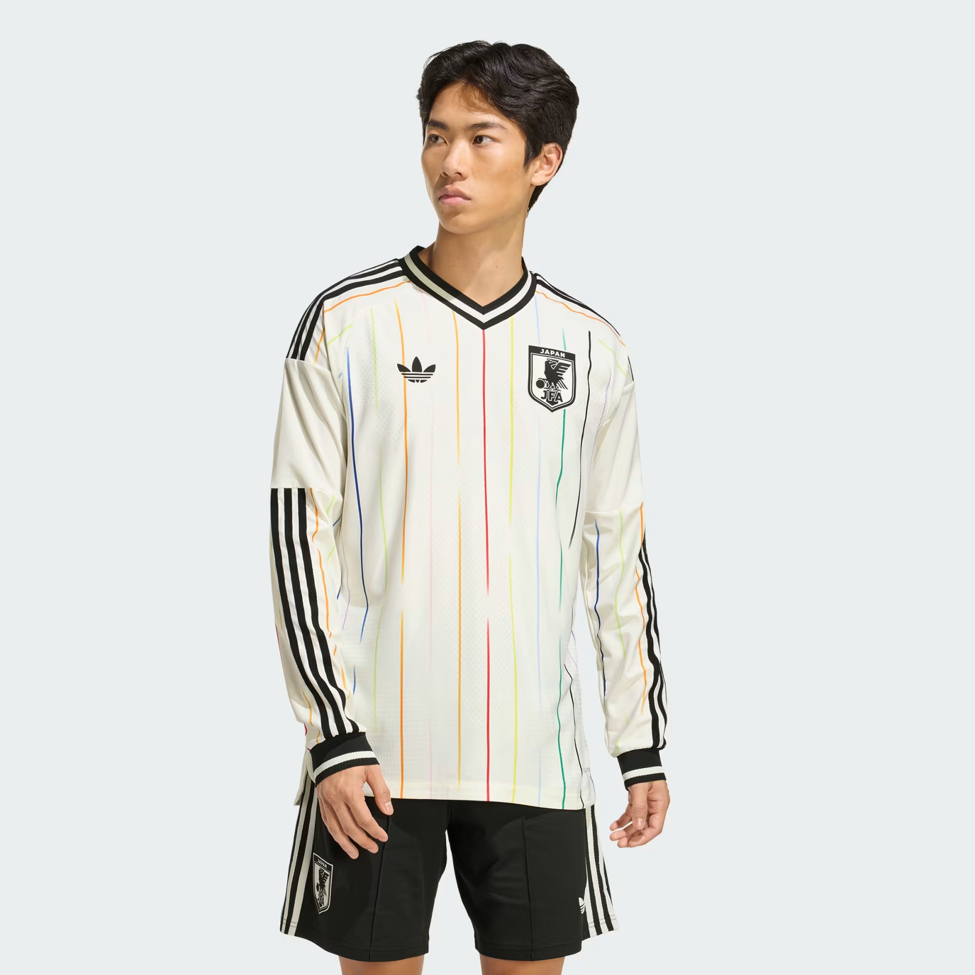 職人傑作 ⚽ Adidas Japan 日本國家隊 2026-27 作客長袖球員版球衣 (可加印字及臂章) JZ9698