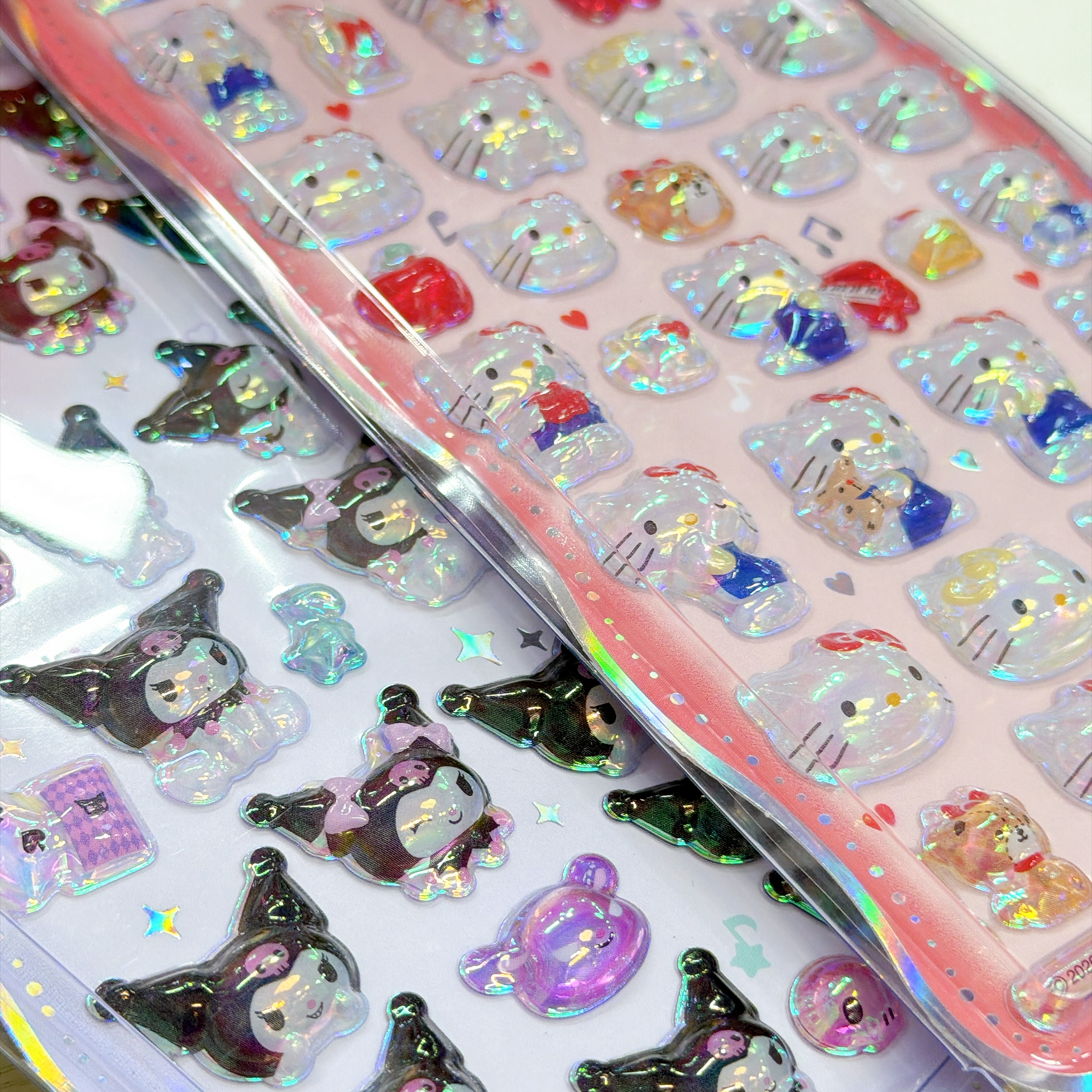 日本直接日本版 超人氣Sanrio bonbon drop 立體貼紙 珠光色