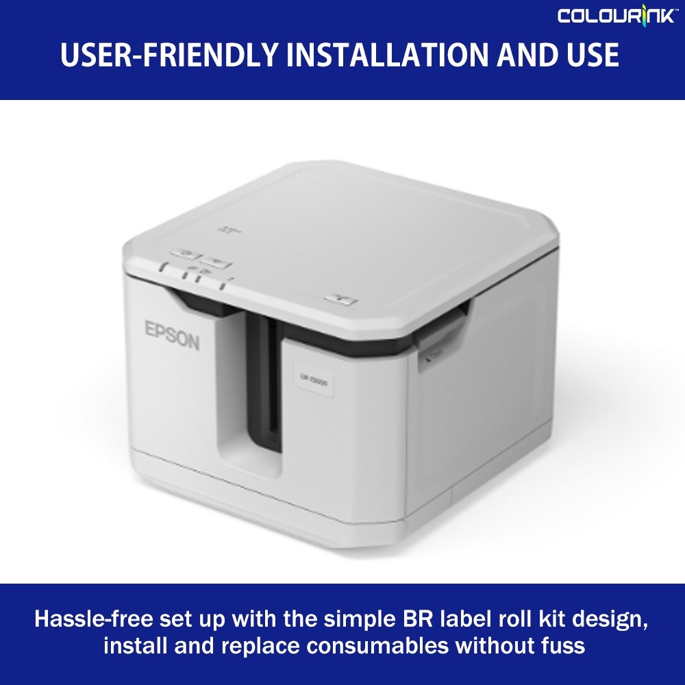 Epson LabelWorks LW-Z5000WA up to 50mm Bulk Roll Industrial Label Sticker Serial No LW-1000P P900w P950NW PT-H110 D210