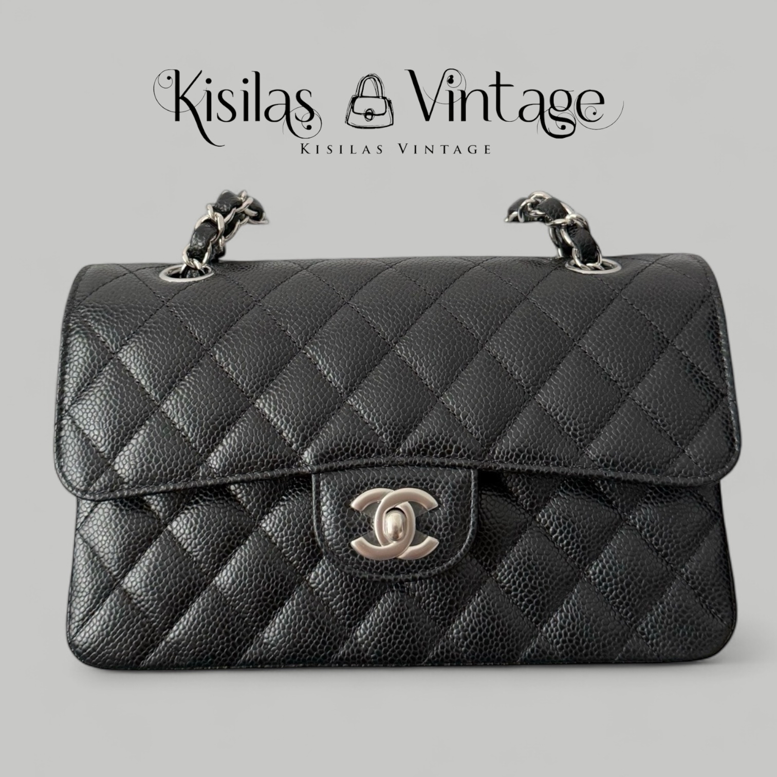 Chanel Caviar CF23 銀扣