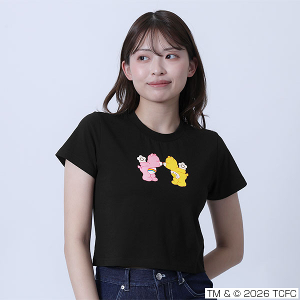 🎀【預訂】MARY QUANT x Care Bears Cropped T-shirt BK