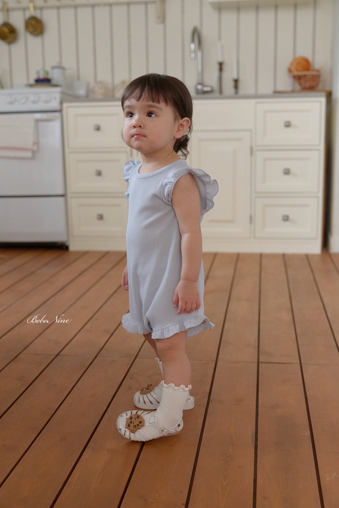 ☀️預訂 韓國直送☀️🇰🇷Bebenine三色荷葉邊無袖連身服