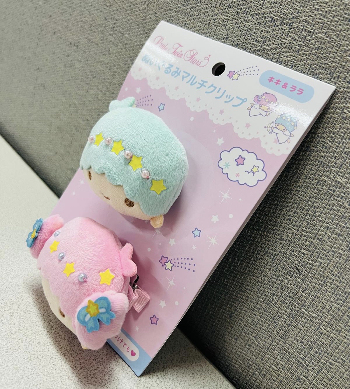 🎌日本直送🎌 Little Twin Stars 50週年 對裝頭型公仔髮夾