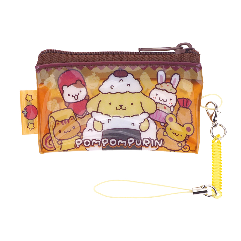 Pompompurin Mini PVC Mesh Bag w/ Spiral Cord 迷你PVC袋電話繩