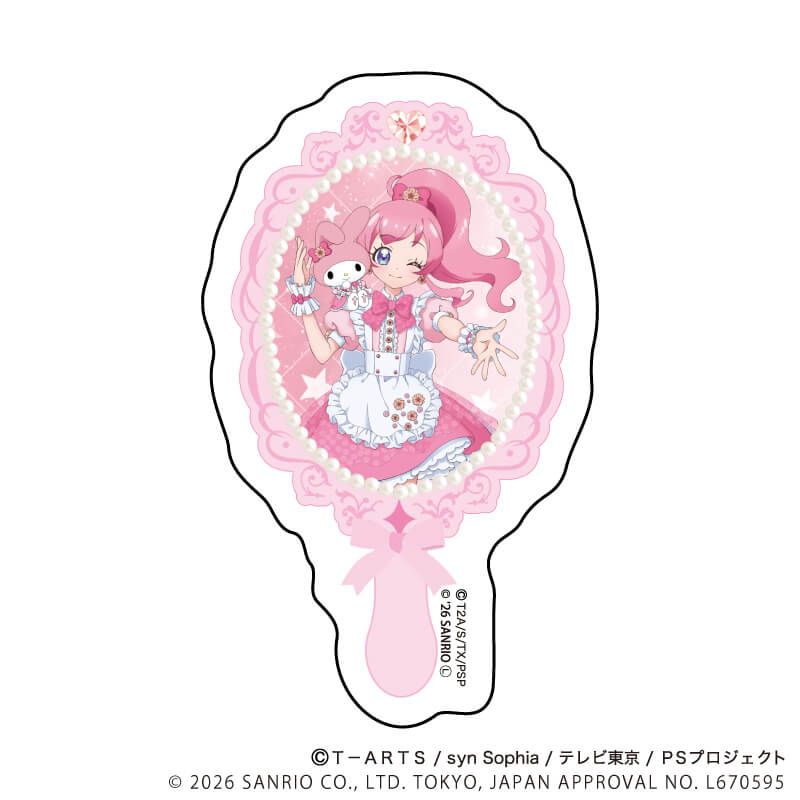 閃貼紙 星光少女&星光樂園&星光頻道 Pretty Series ×Sanrio #P-PIG0202 [A3] (PRE-ORDER) [2026/07]