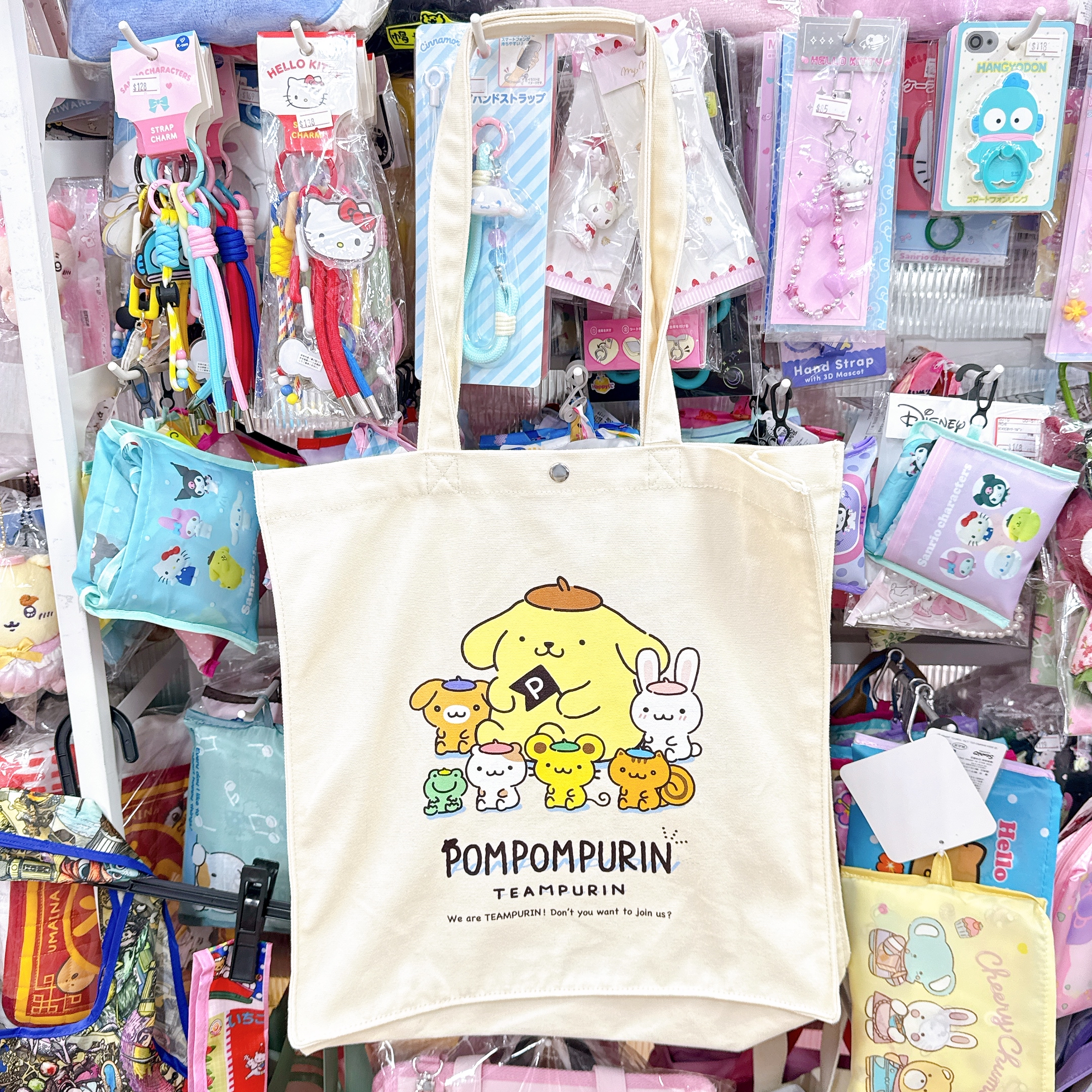 日本直送日本版布甸狗可上膊帆布袋