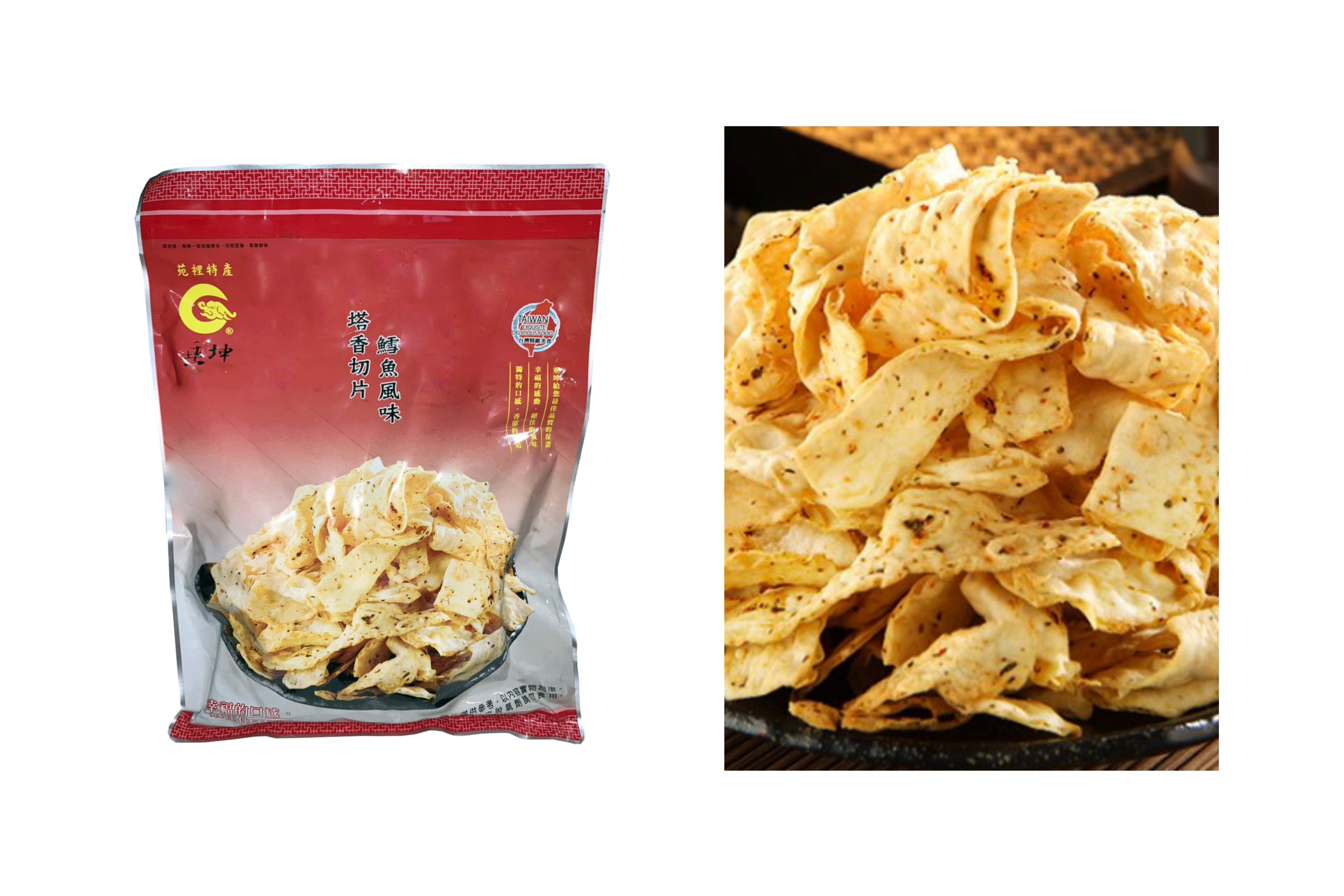 台灣直送老字號  #新鮮製作 #空運直送 垂坤切片鱈魚風味  麻辣切片鱈魚風味 塔香切片鱈魚風味 黑胡椒切片鱈魚風味  