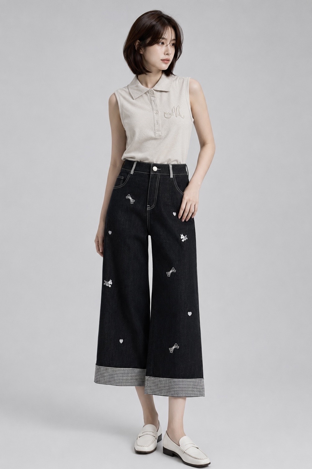 CB2736 Classic Collared Top