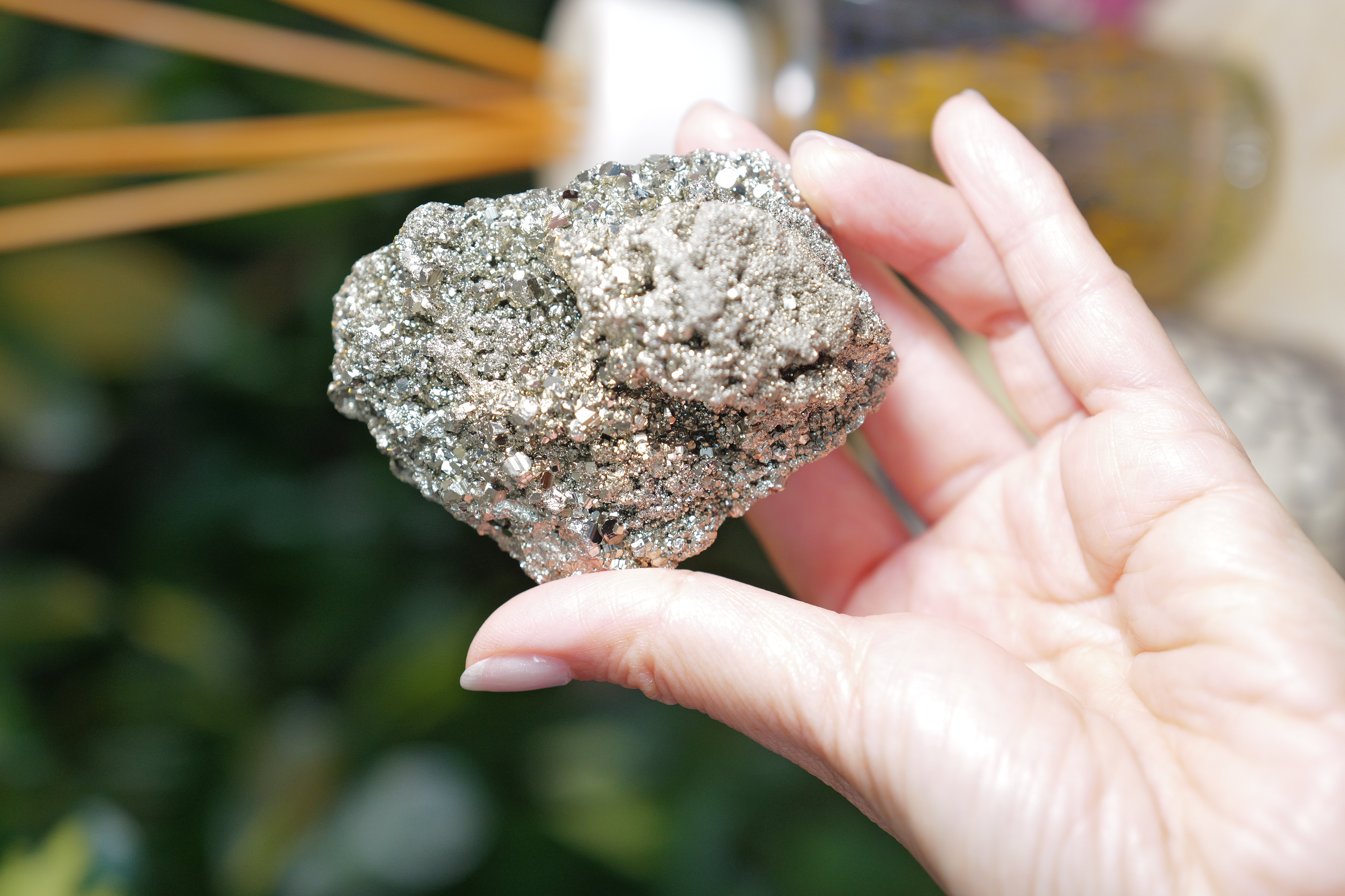 ༒7.5cm 黃鐵礦原礦擺件 ༒PY.A0AC26-RB5*Am8